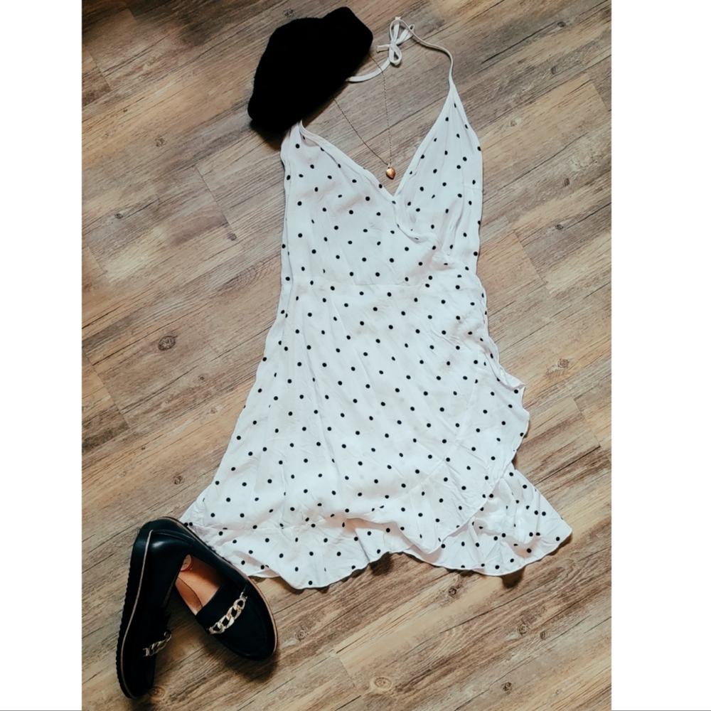 Cute polka-dot summer dress